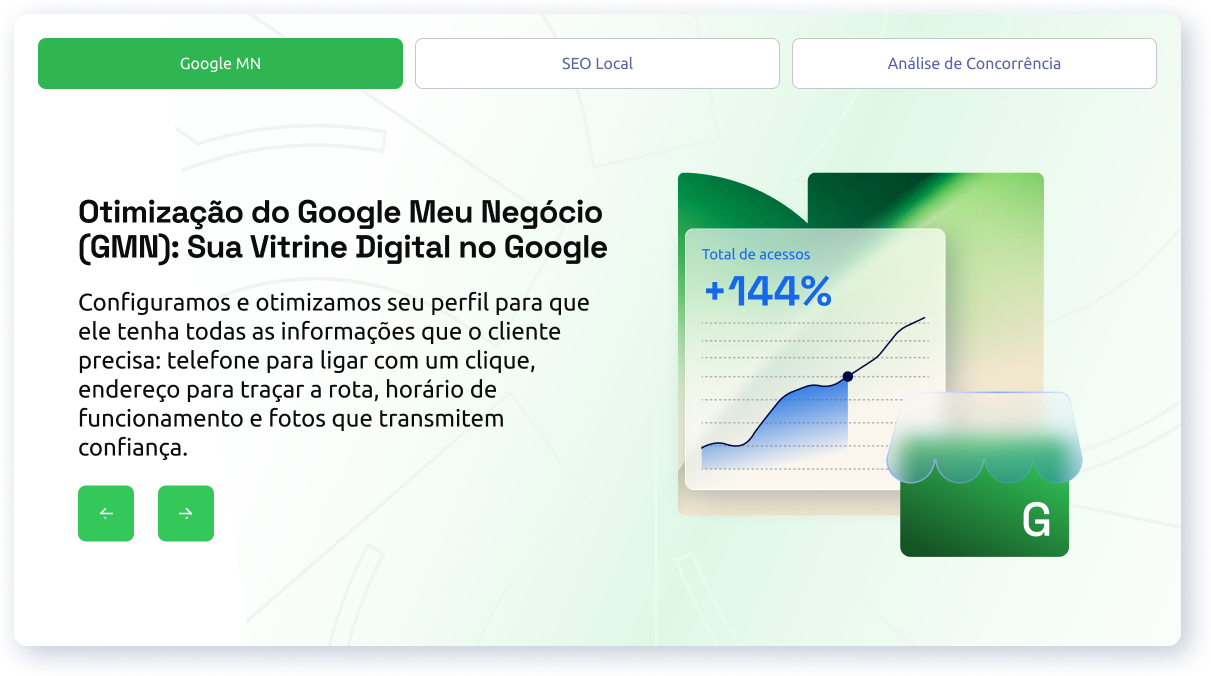 Imagem institucional da consultoria oferecida pela Níveo Marketing, especializada em SEO, SEO Local, desenvolvimento de sites profissionais, otimização do Perfil da Empresa no Google e estratégias para aumentar a geração de leads e conversões.