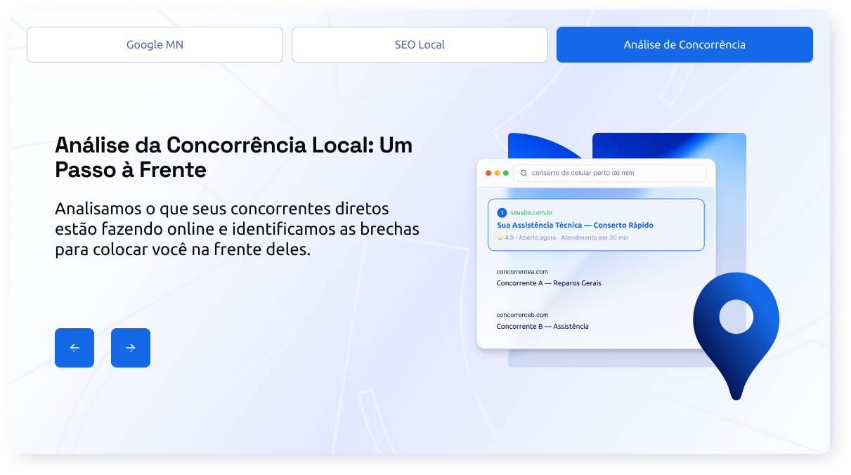 Gestão estratégica do Perfil da Empresa no Google para fortalecer o SEO Local e aumentar as conversões.